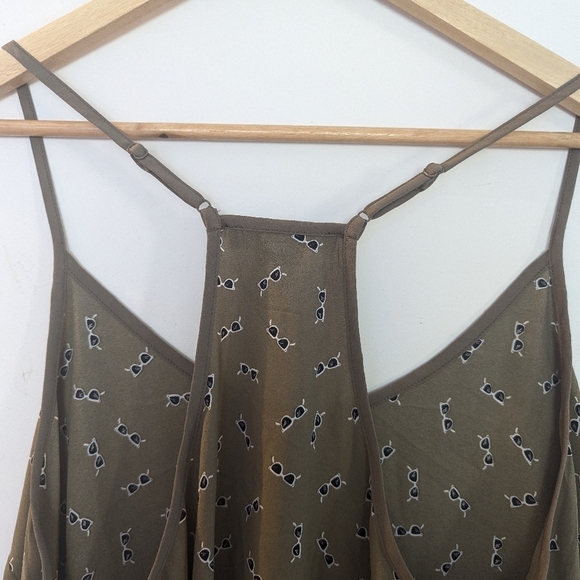 Light Weight Summer Funky Print Camisole Tank Top Size 14 L XL - Picture 3 of 6